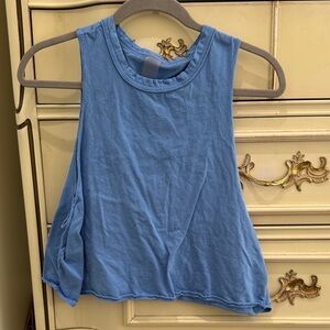 Blue Sleeveless Women's Top